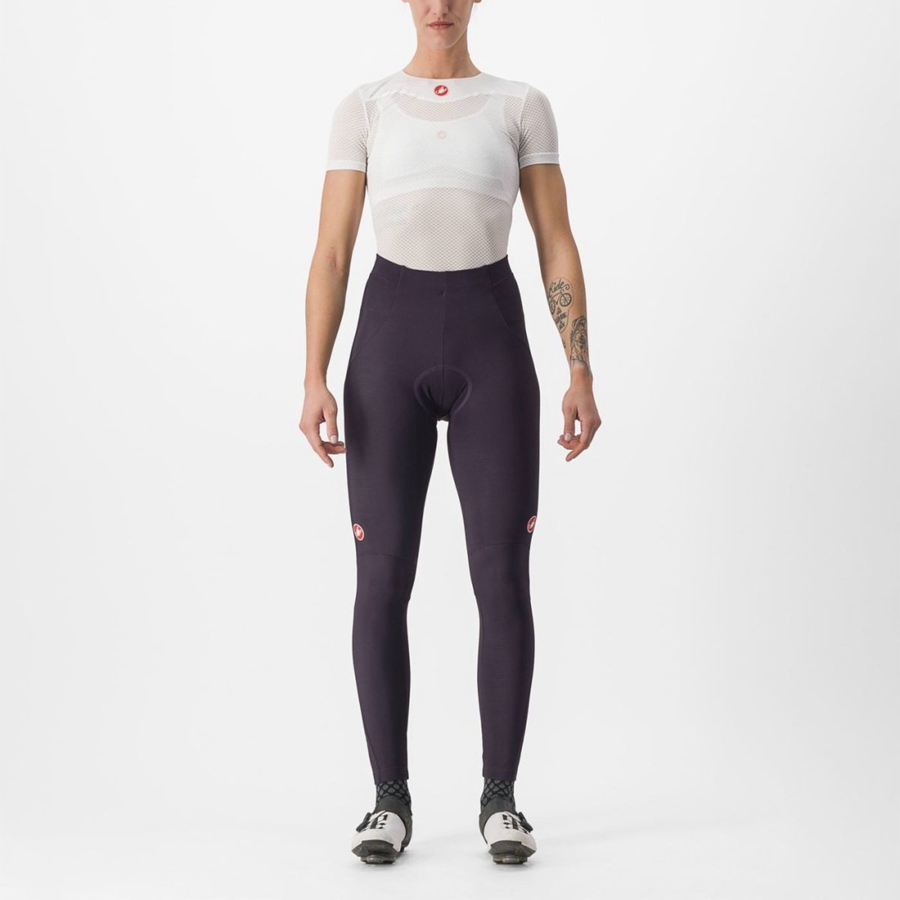 Leggings Castelli SORPASSO RoS W Femme Argent | GHCSI-9817