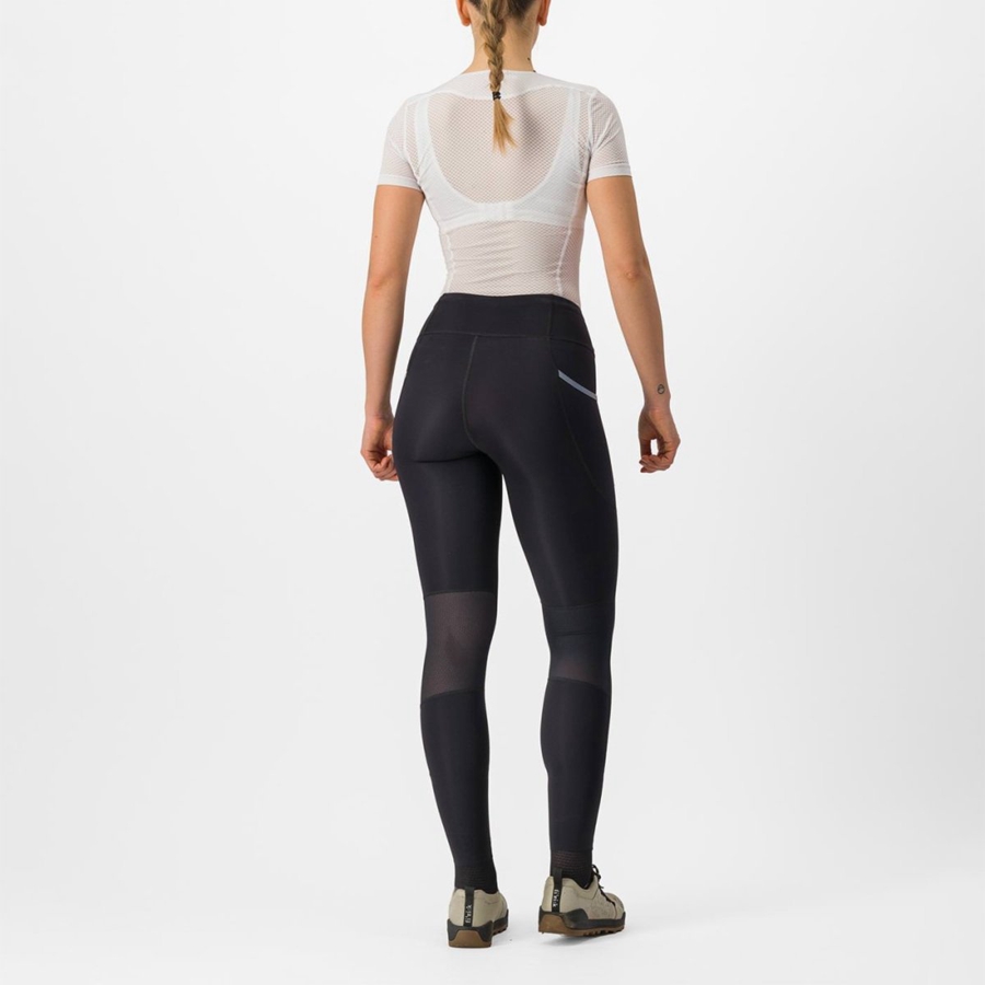 Leggings Castelli UNLIMITED TRAIL W Femme Noir | JQAEM-2504