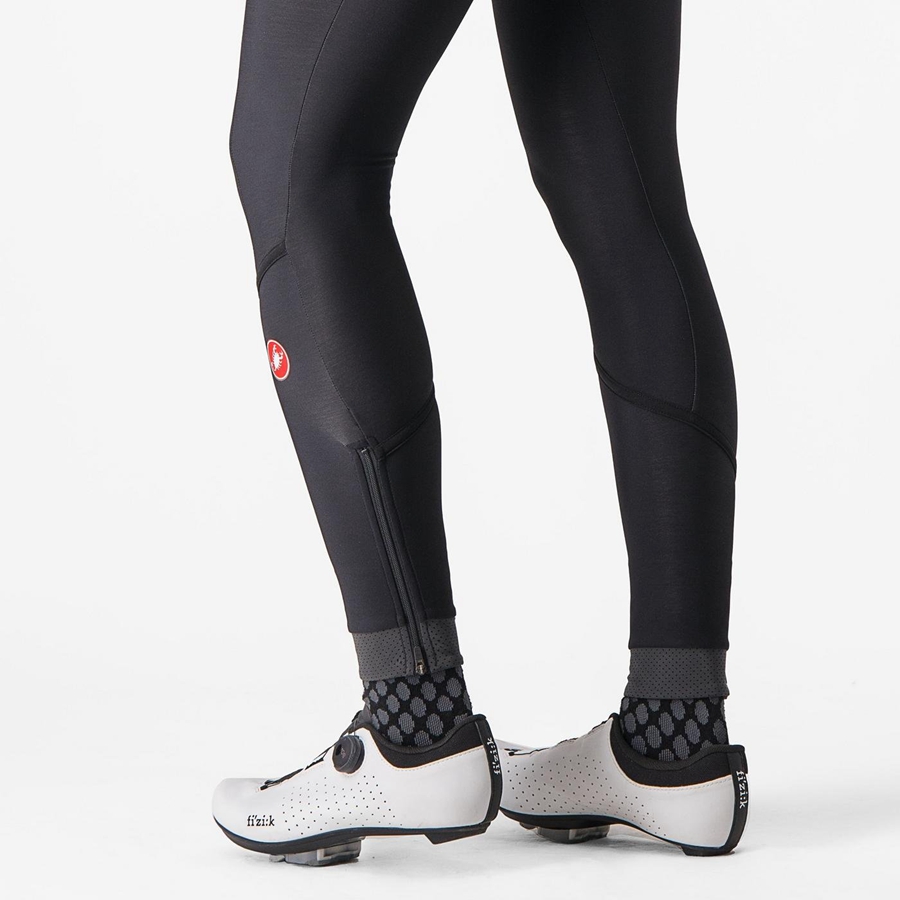 Leggings Castelli VELOCISSIMA THERMAL Femme Noir Noir | YVNMA-3498