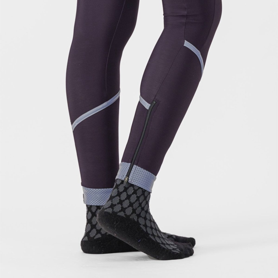 Leggings Castelli VELOCISSIMA THERMAL Femme Argent | ILPOE-8165