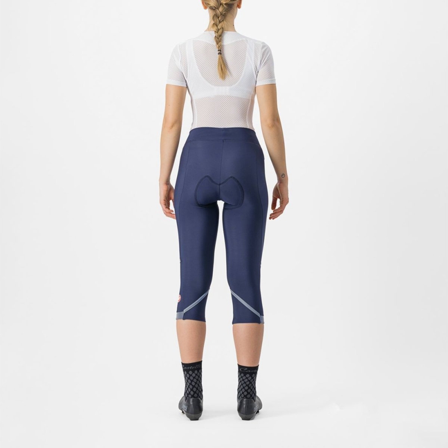 Leggings Castelli VELOCISSIMA THERMAL KNICKER Femme Bleu Argent | LPVRN-9561