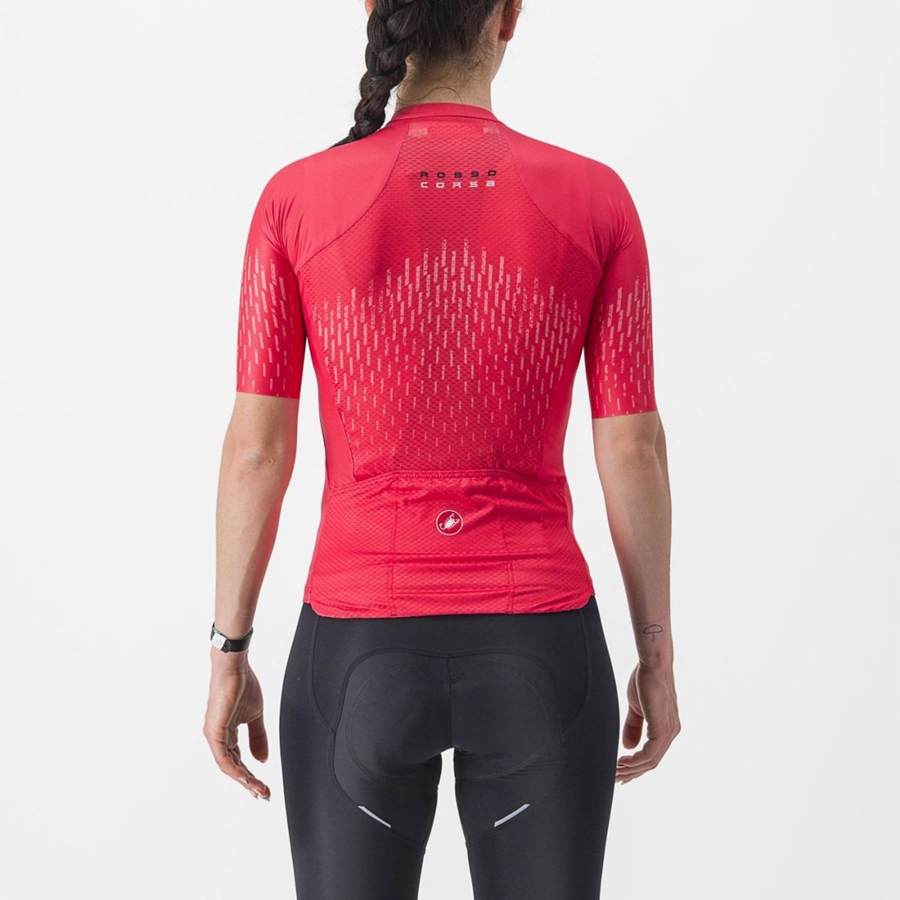 Maillot Castelli AERO PRO W Femme Rouge | LOZGT-5870