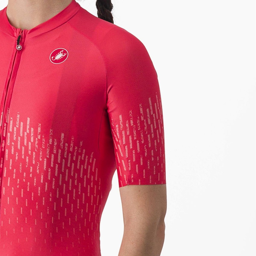 Maillot Castelli AERO PRO W Femme Rouge | LOZGT-5870