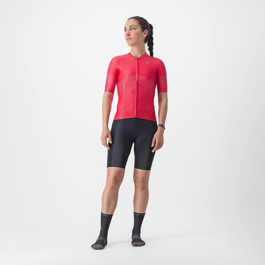 Maillot Castelli AERO PRO W Femme Rouge | LOZGT-5870