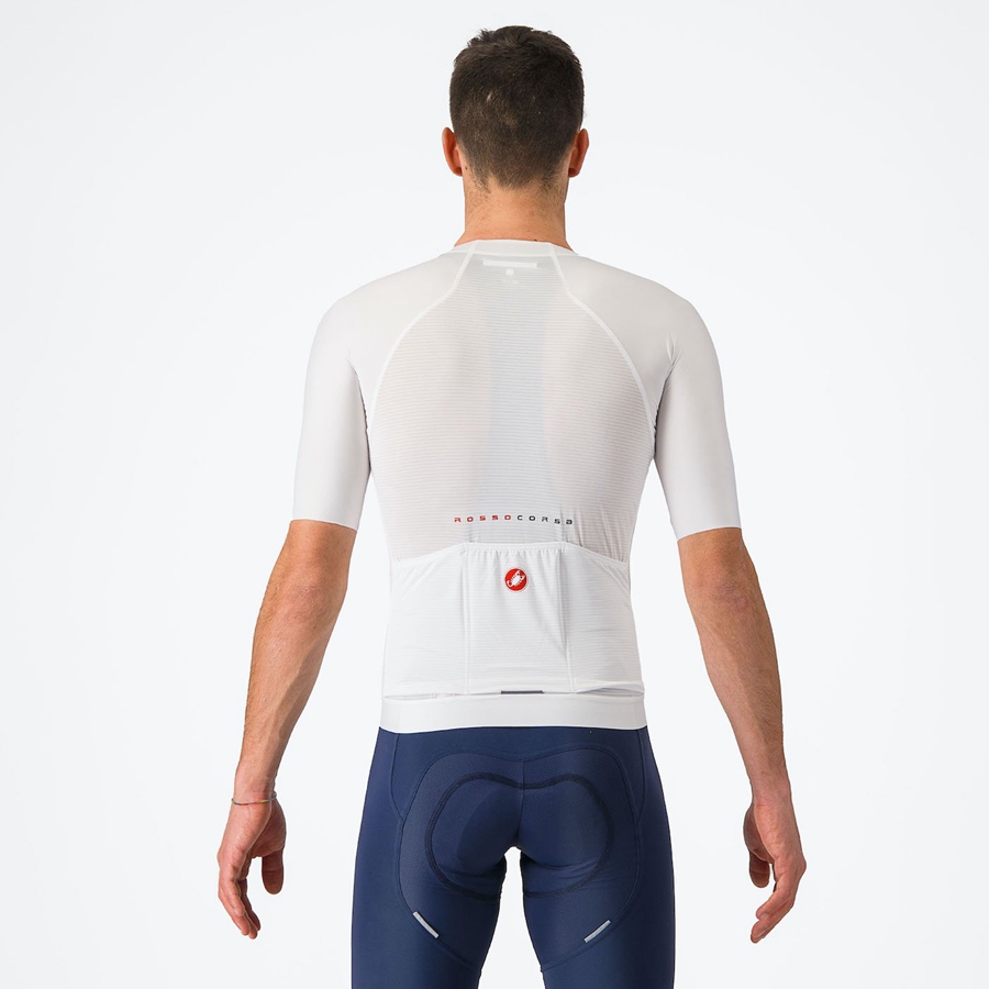 Maillot Castelli AERO RACE 7.0 Homme Blanche | VGXKZ-5981