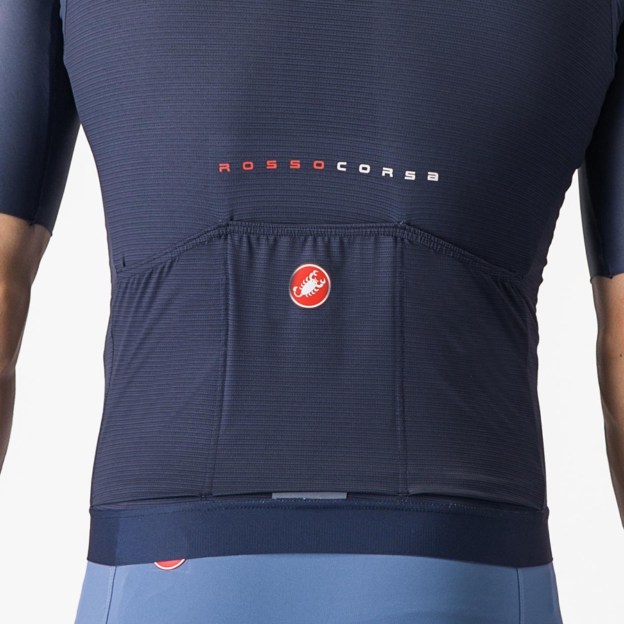 Maillot Castelli AERO RACE 7.0 Homme Bleu | IJTPG-6205