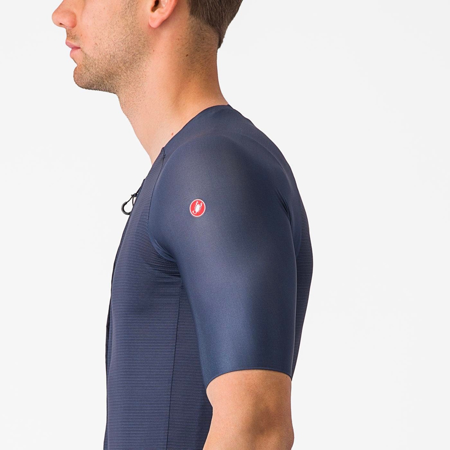 Maillot Castelli AERO RACE 7.0 Homme Bleu | IJTPG-6205