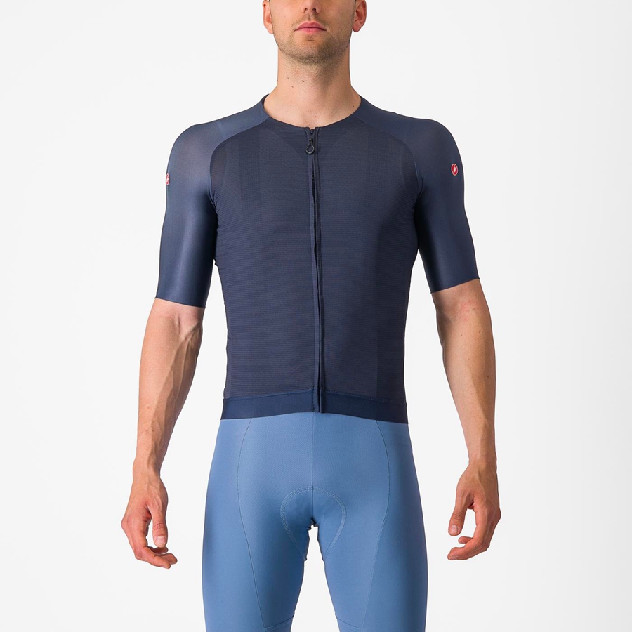 Maillot Castelli AERO RACE 7.0 Homme Bleu | IJTPG-6205