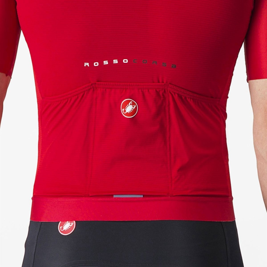 Maillot Castelli AERO RACE 7.0 Homme Rouge | OFTVU-1096