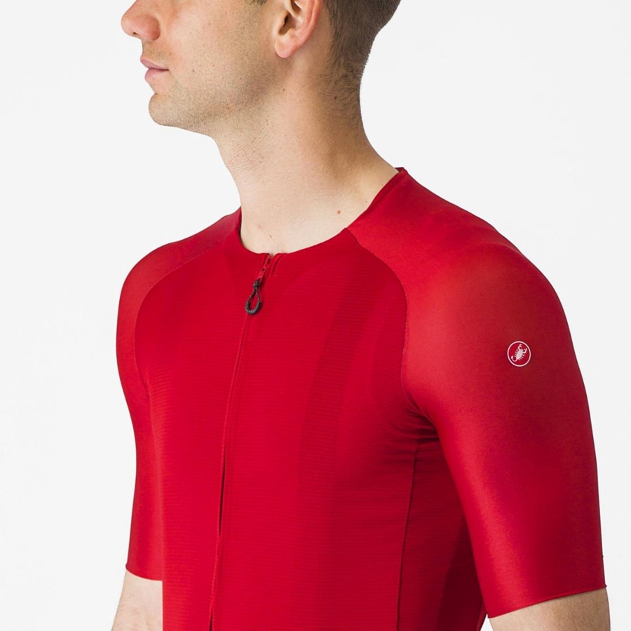 Maillot Castelli AERO RACE 7.0 Homme Rouge | OFTVU-1096