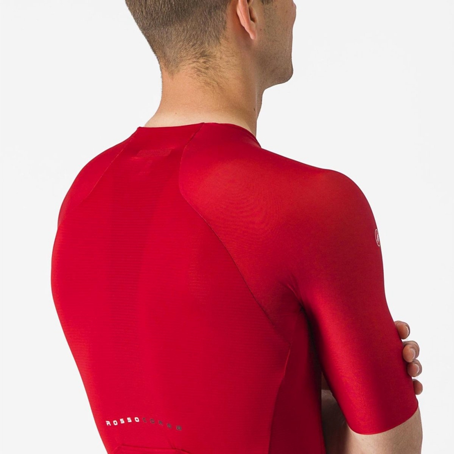 Maillot Castelli AERO RACE 7.0 Homme Rouge | OFTVU-1096