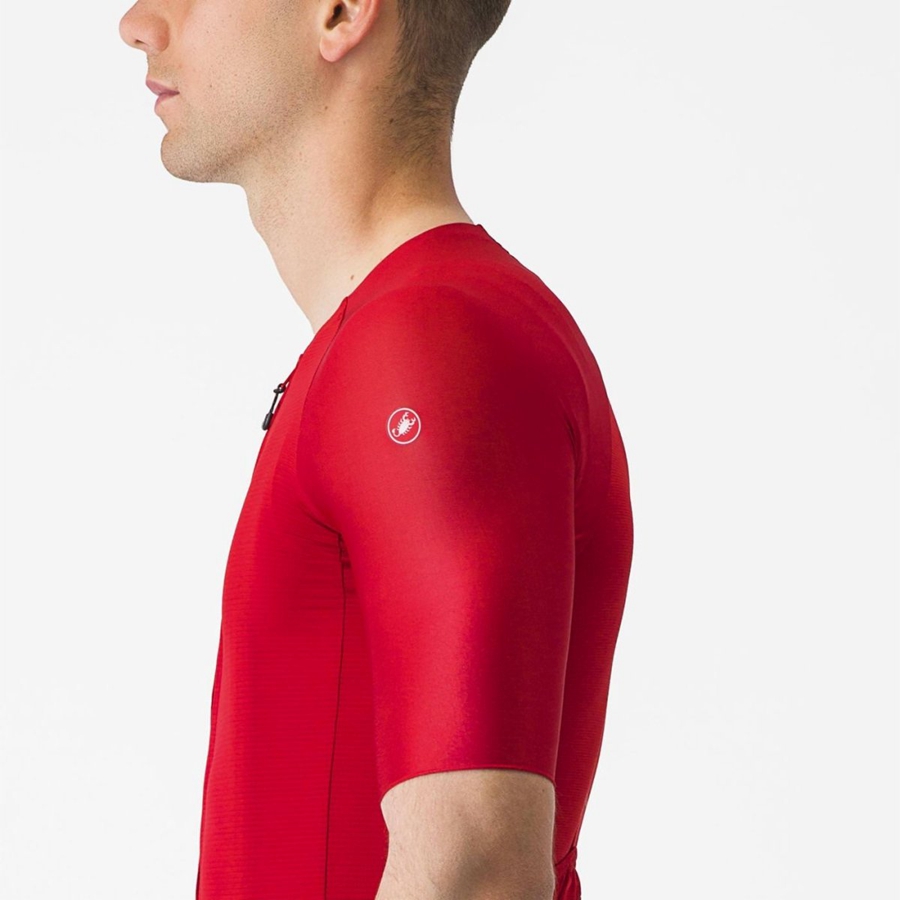 Maillot Castelli AERO RACE 7.0 Homme Rouge | OFTVU-1096