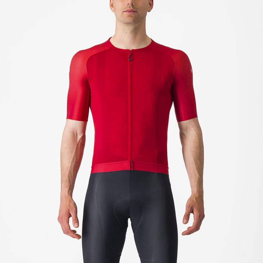 Maillot Castelli AERO RACE 7.0 Homme Rouge | OFTVU-1096