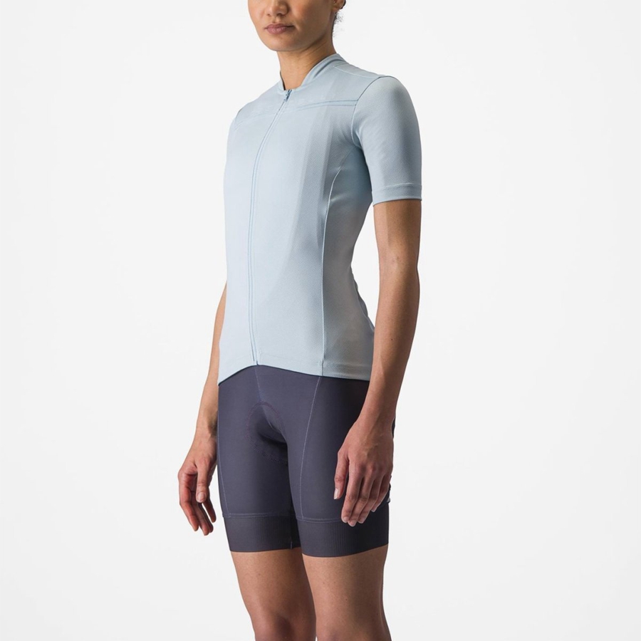 Maillot Castelli ANIMA 4 Femme Bleu | QSOWK-8401