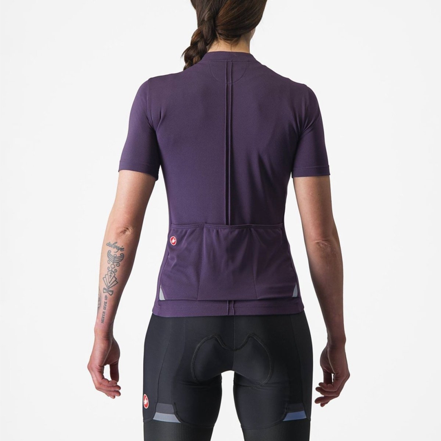 Maillot Castelli ANIMA 4 Femme Violette | IDWFA-6739