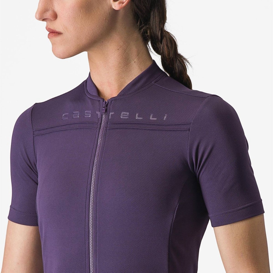 Maillot Castelli ANIMA 4 Femme Violette | IDWFA-6739