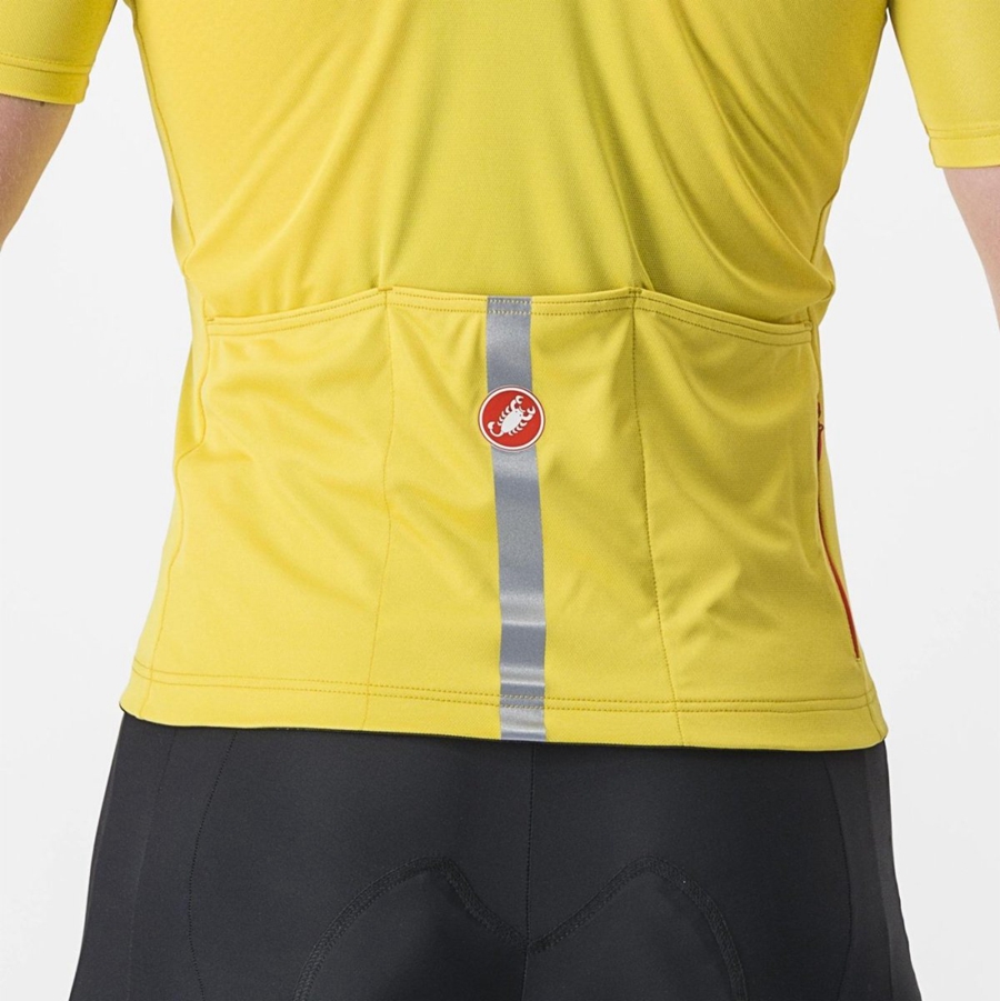 Maillot Castelli CLASSIFICA Homme Jaune | LXVOP-0927