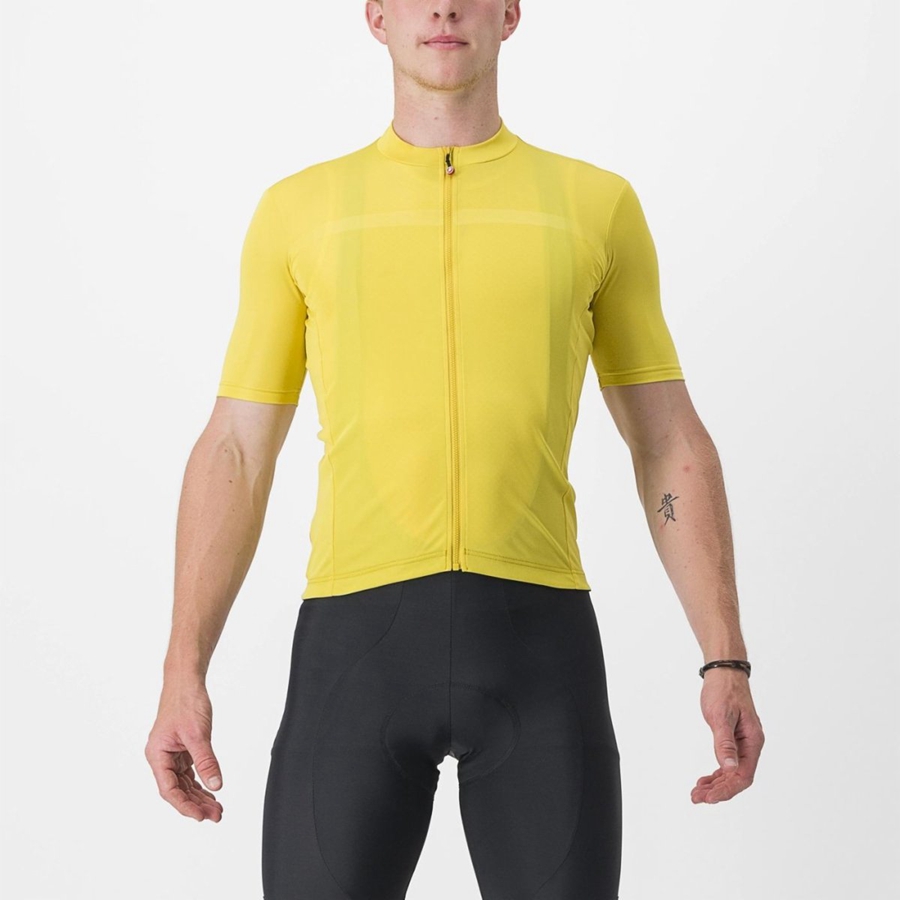 Maillot Castelli CLASSIFICA Homme Jaune | LXVOP-0927