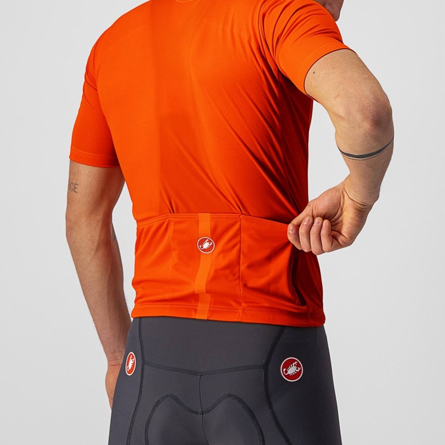 Maillot Castelli CLASSIFICA Homme Orange | CSYKG-3297