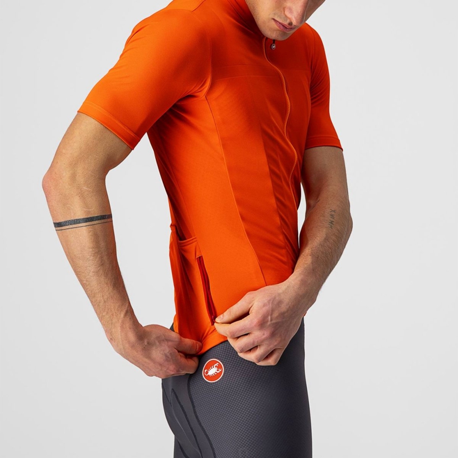 Maillot Castelli CLASSIFICA Homme Orange | CSYKG-3297