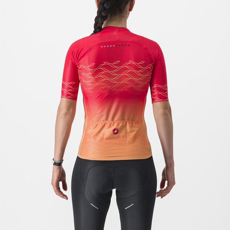 Maillot Castelli CLIMBER'S 2.0 W Femme Orange | KJIAN-6397