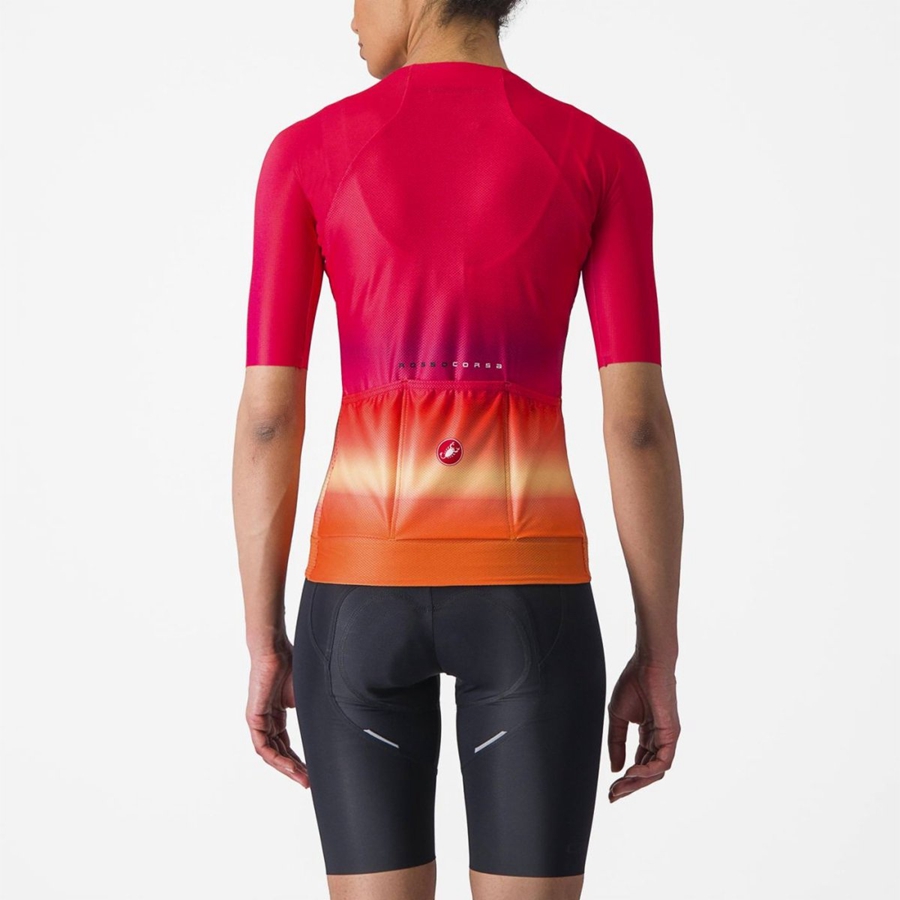 Maillot Castelli CLIMBER'S 4.0 W Femme Rose | NUCJD-7135