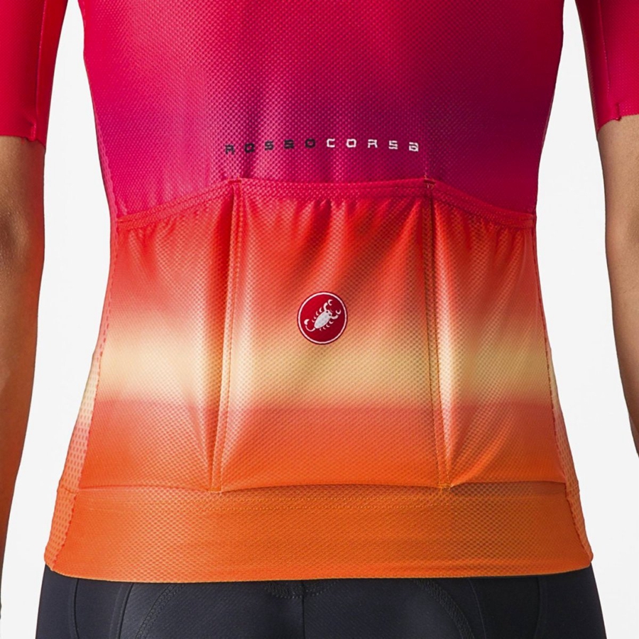 Maillot Castelli CLIMBER'S 4.0 W Femme Rose | NUCJD-7135