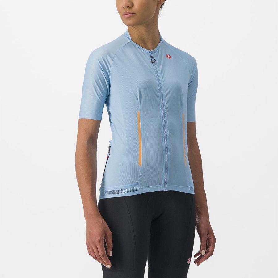 Maillot Castelli ENDURANCE W Femme Bleu | MQDWU-8142