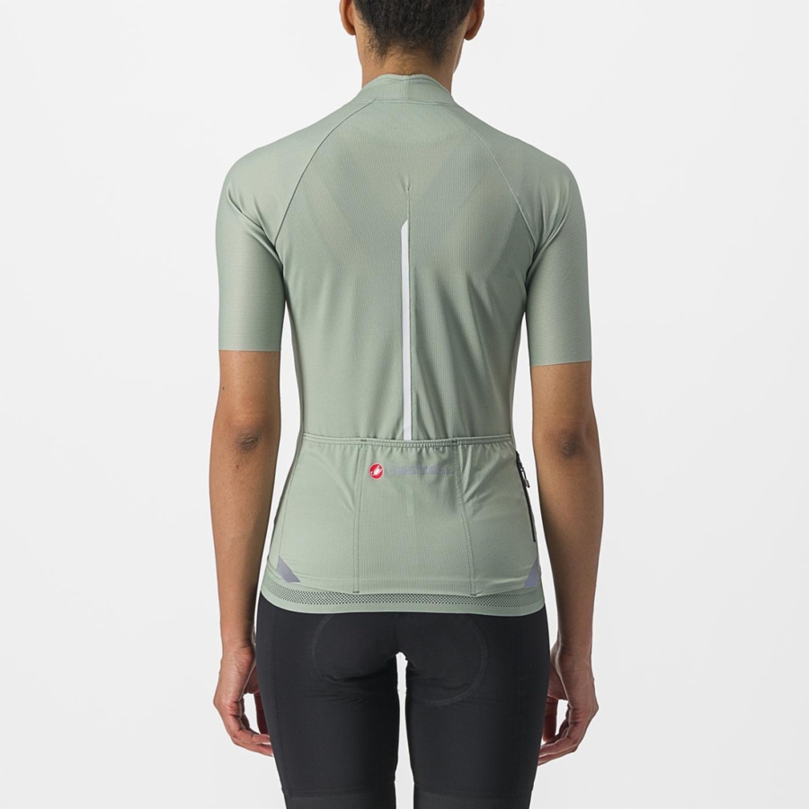 Maillot Castelli ENDURANCE W Femme Vert | YUQPT-3982