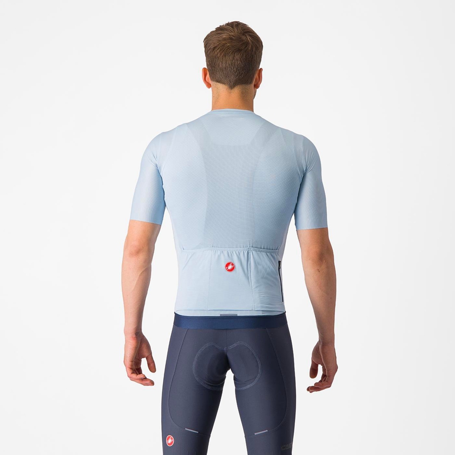 Maillot Castelli ESPRESSO Homme Bleu Bleu | TISPB-7185