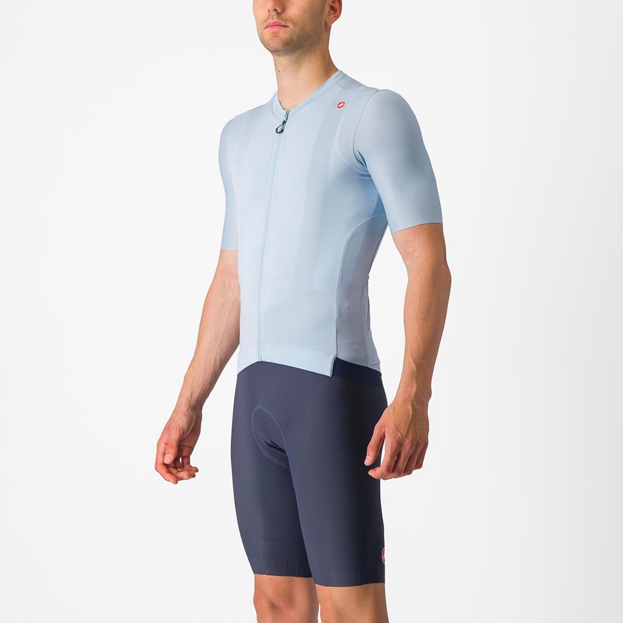 Maillot Castelli ESPRESSO Homme Bleu Bleu | TISPB-7185