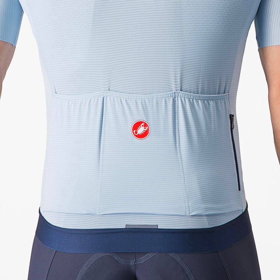 Maillot Castelli ESPRESSO Homme Bleu Bleu | TISPB-7185