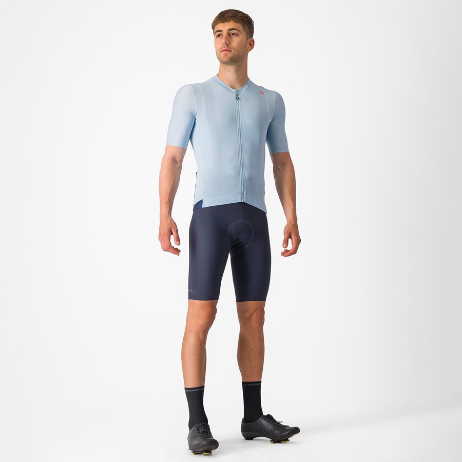 Maillot Castelli ESPRESSO Homme Bleu Bleu | TISPB-7185