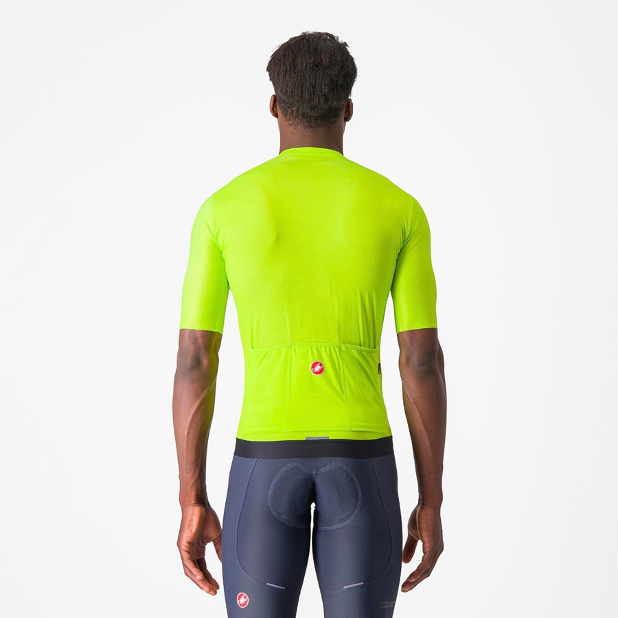 Maillot Castelli ESPRESSO Homme Vert Clair Vert Foncé | RDSPT-7238