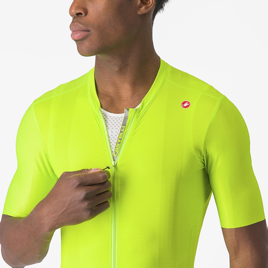 Maillot Castelli ESPRESSO Homme Vert Clair Vert Foncé | RDSPT-7238