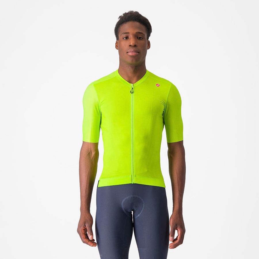 Maillot Castelli ESPRESSO Homme Vert Clair Vert Foncé | RDSPT-7238