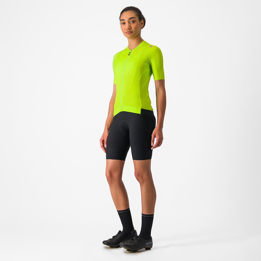 Maillot Castelli ESPRESSO W Femme Vert Clair Vert Foncé | XZIHL-4852