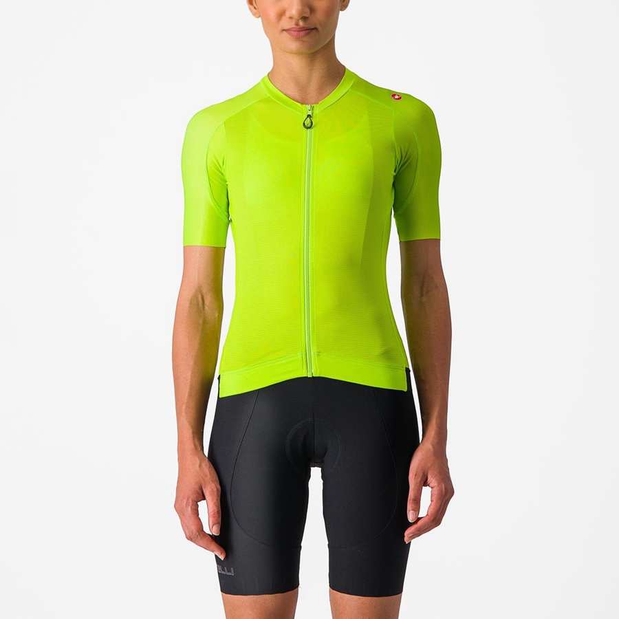 Maillot Castelli ESPRESSO W Femme Vert Clair Vert Foncé | XZIHL-4852