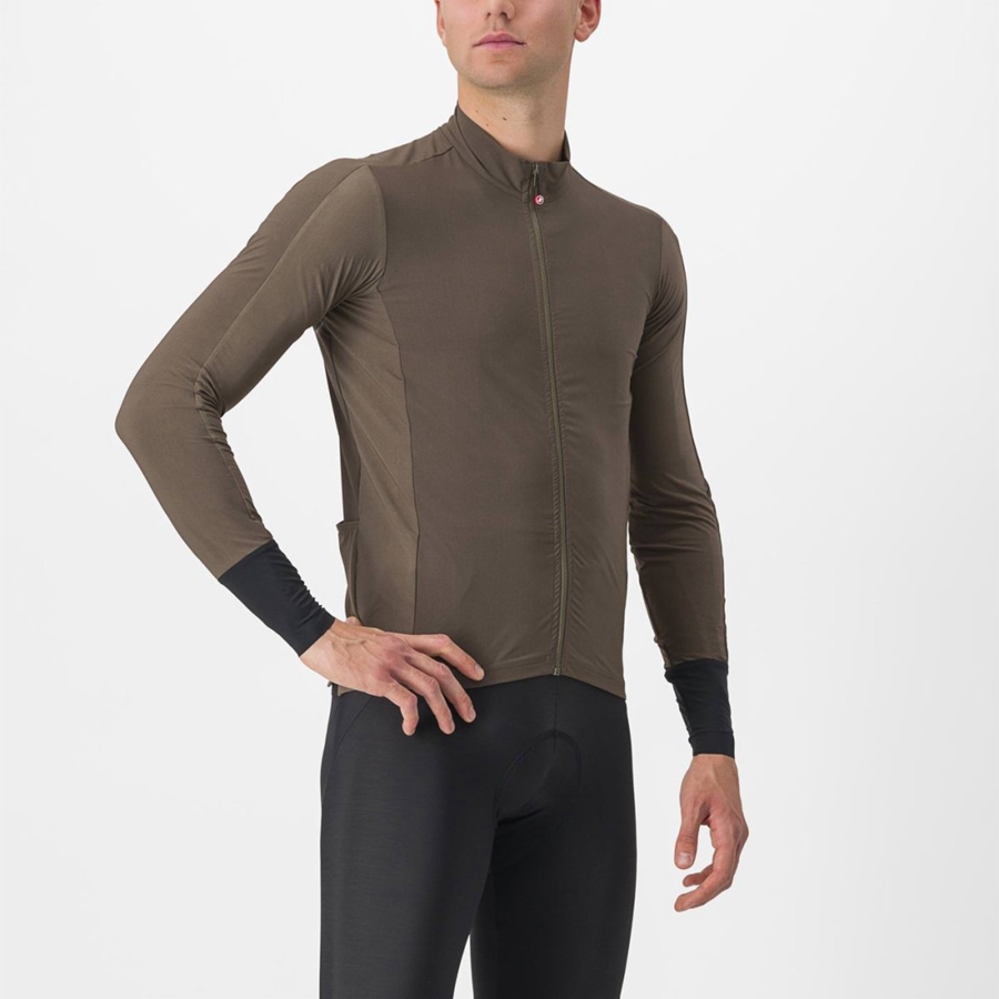 Maillot Castelli FLIGHT AIR Homme Marron | GHSTD-2708