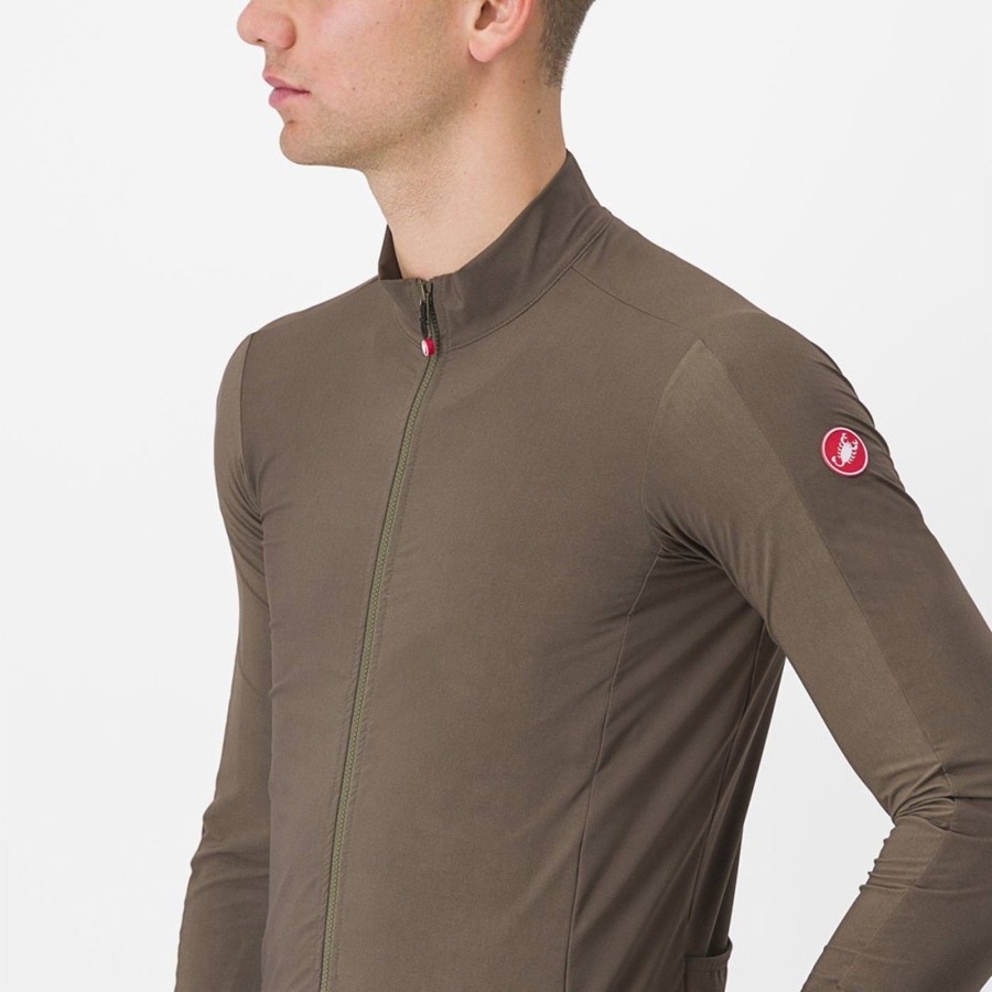 Maillot Castelli FLIGHT AIR Homme Marron | GHSTD-2708