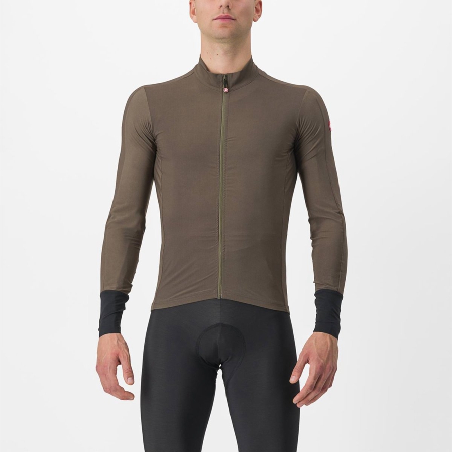 Maillot Castelli FLIGHT AIR Homme Marron | GHSTD-2708