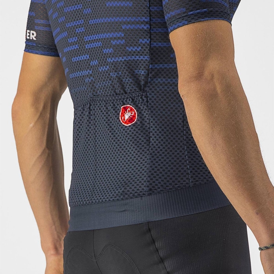 Maillot Castelli INSIDER Homme Bleu | AQNVY-6013