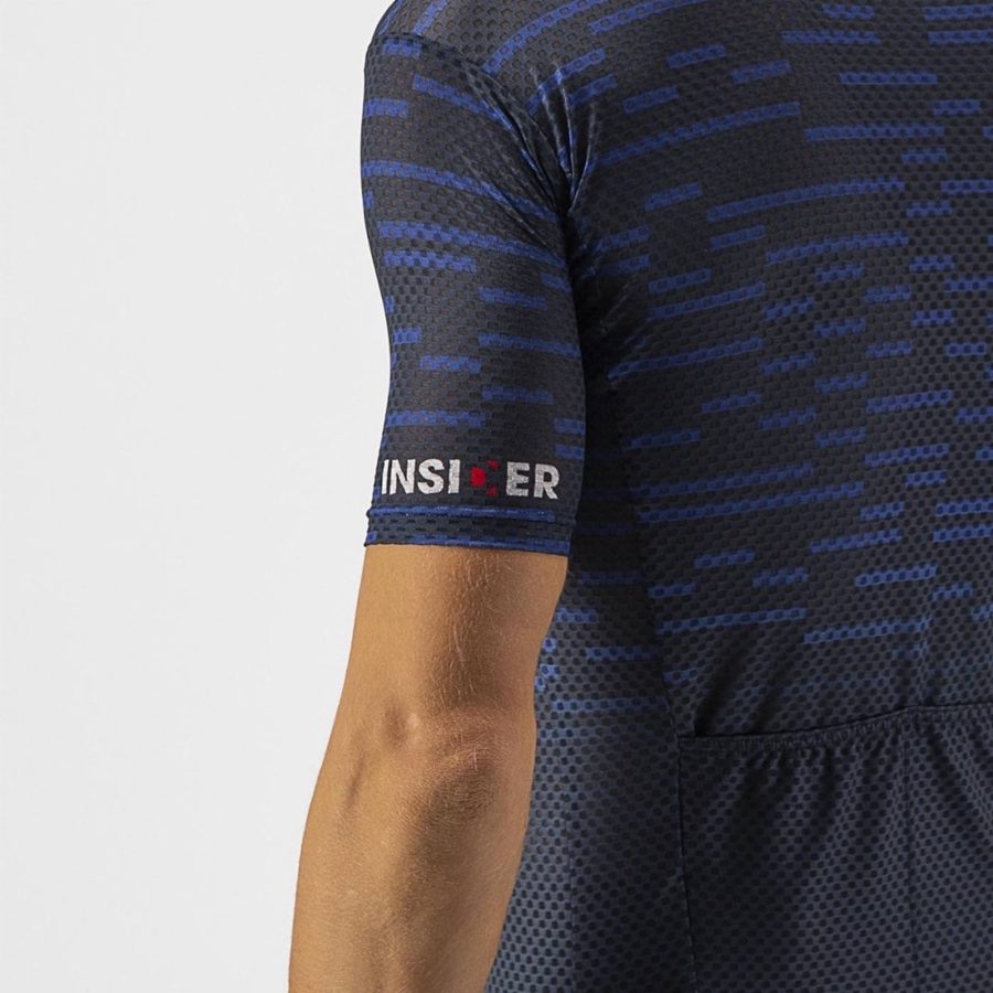 Maillot Castelli INSIDER Homme Bleu | AQNVY-6013