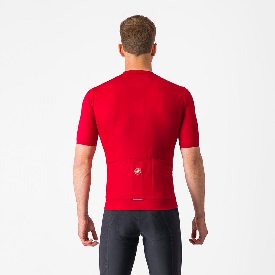 Maillot Castelli PROLOGO LITE Homme Rouge | YAGFT-5034