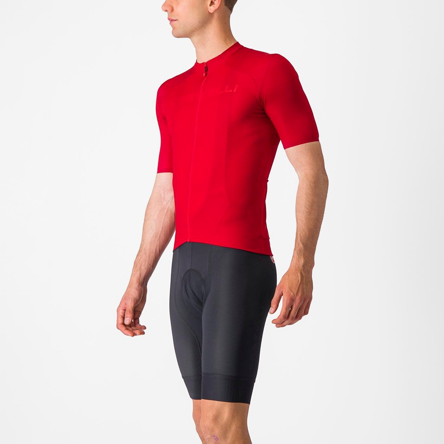 Maillot Castelli PROLOGO LITE Homme Rouge | YAGFT-5034