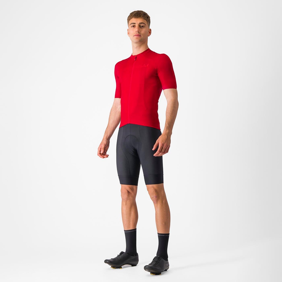 Maillot Castelli PROLOGO LITE Homme Rouge | YAGFT-5034