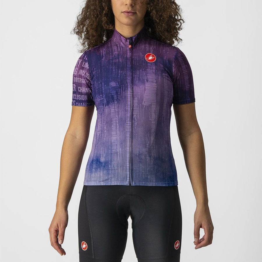 Maillot Castelli RIDE WITH REGGIE Femme Multicolore | IVZBE-6073