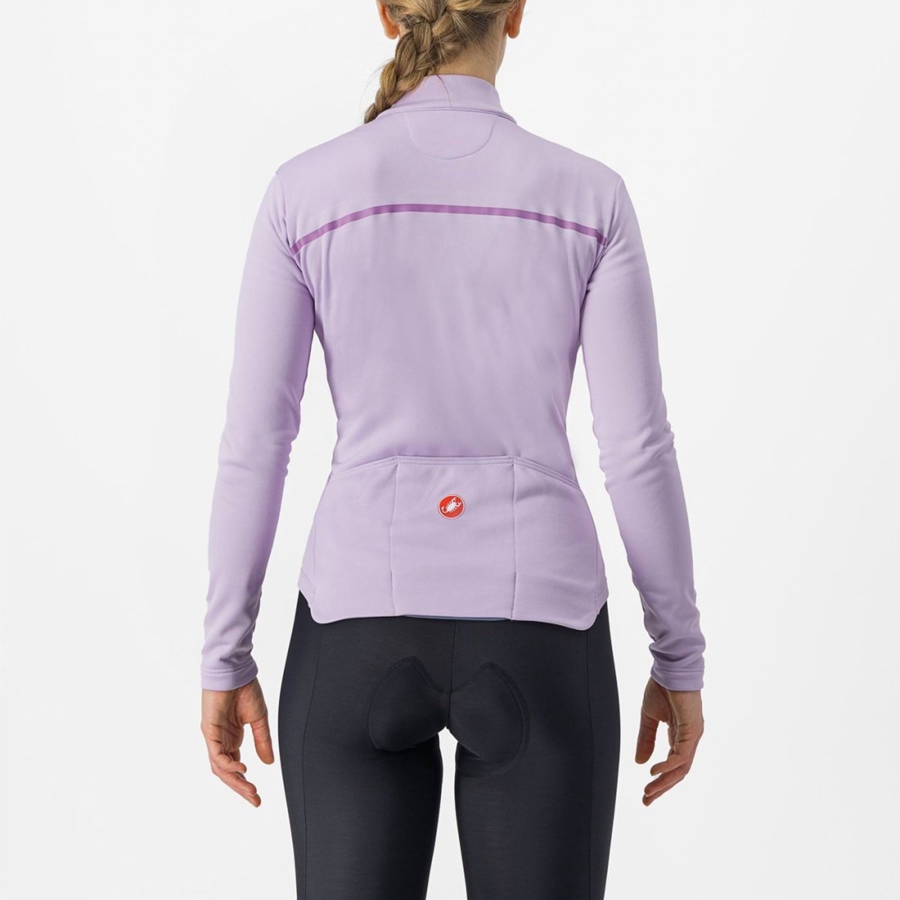 Maillot Castelli SINERGIA 2 FZ Femme Violette Violette | YUHQG-2308