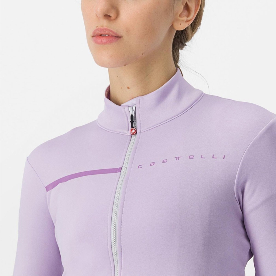 Maillot Castelli SINERGIA 2 FZ Femme Violette Violette | YUHQG-2308