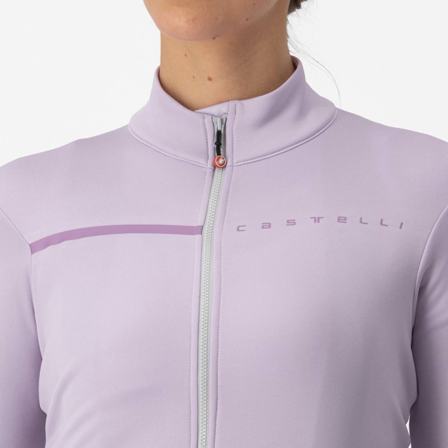 Maillot Castelli SINERGIA 2 FZ Femme Violette Violette | YUHQG-2308